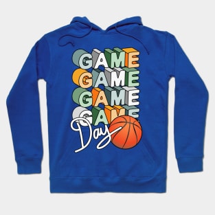 Game Day Basketball Art Hoodie